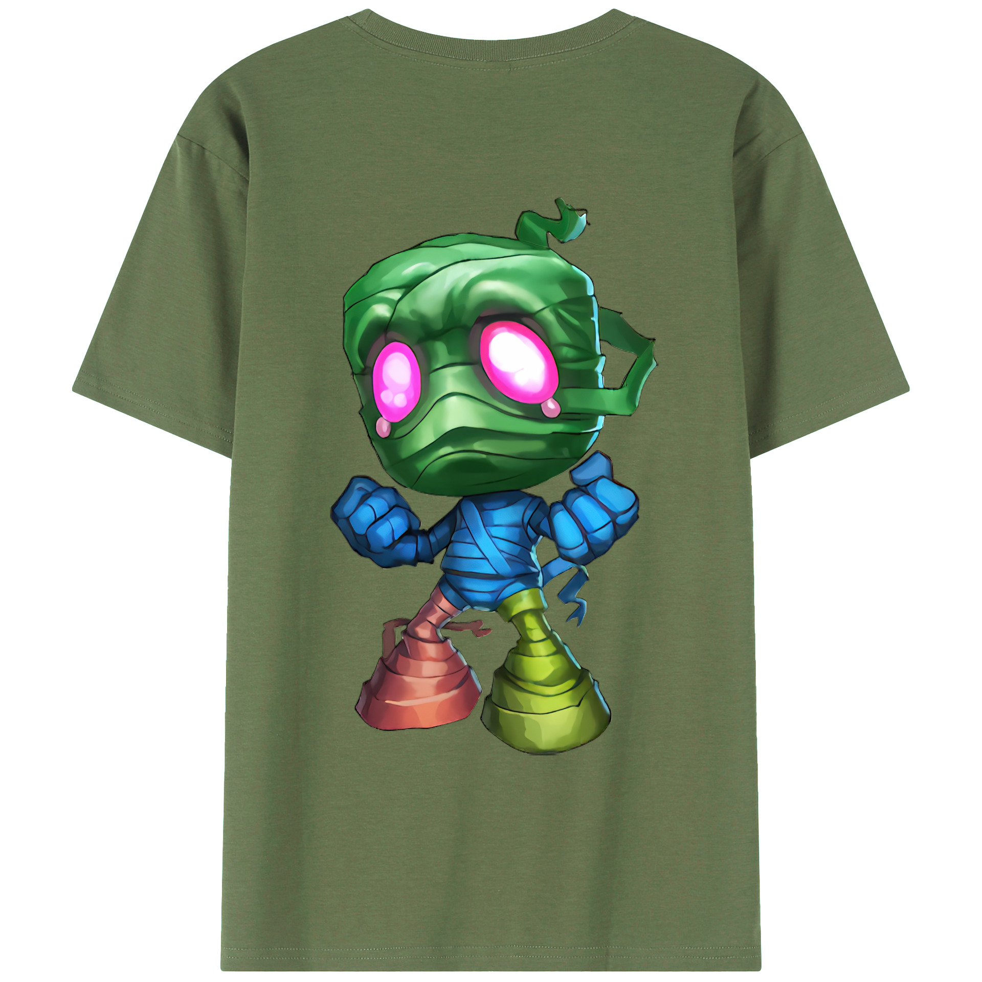 （画像用） リーグ・オブ・レジェンド League of Legends LOL 綿100％ メンズ半袖Tシャツ（バックプリント） 通気性